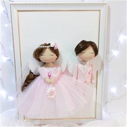 قاب عروسکی عروس داماد